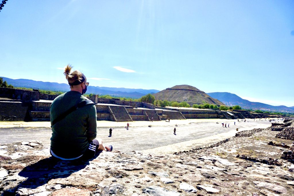 Teotihuacan pyramids outside of mexico city