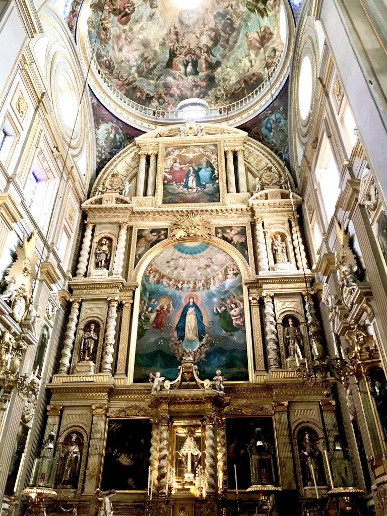 Inside the Puebla Cathedral