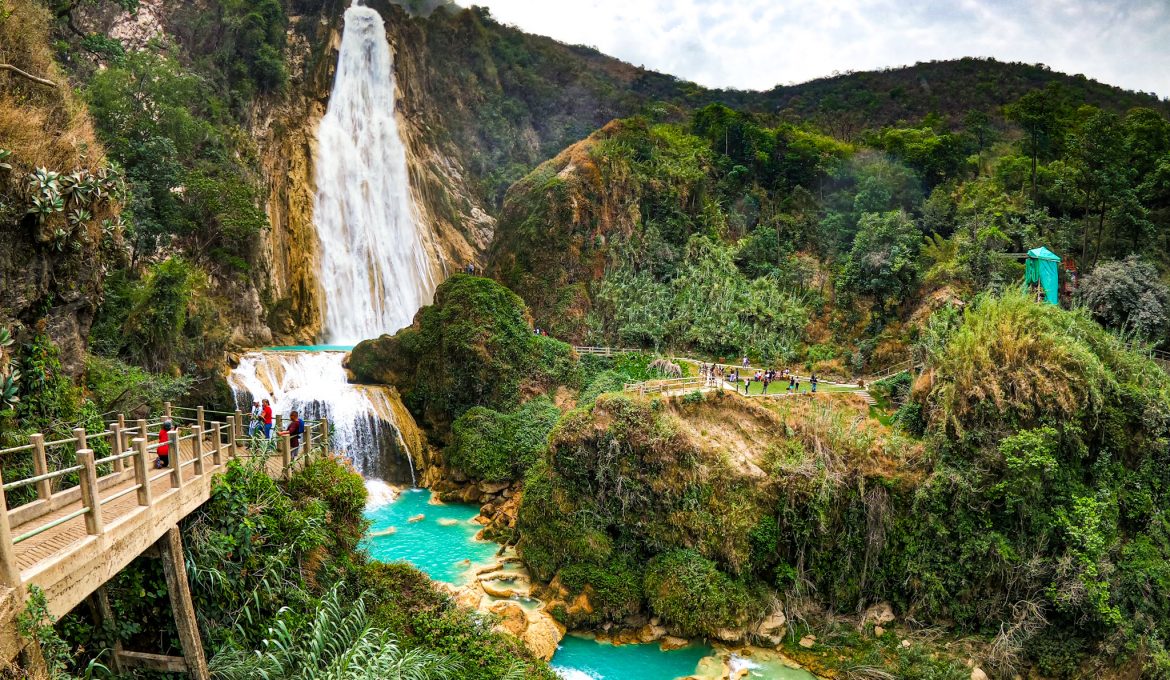 El Chiflon waterfall Chiapas