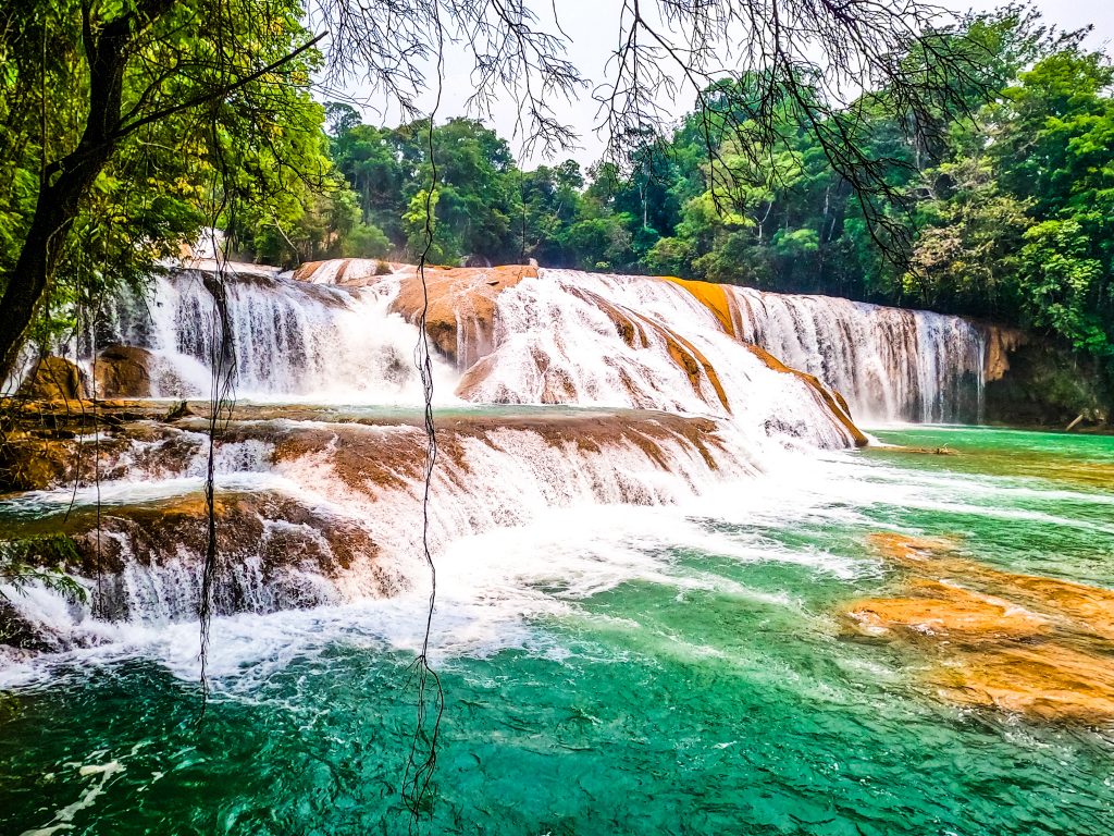 epic thing to do visit aqua azul chiapas