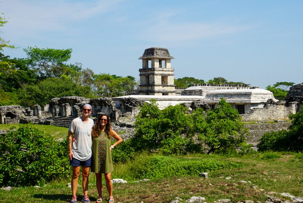 Palenque ruins sam and court