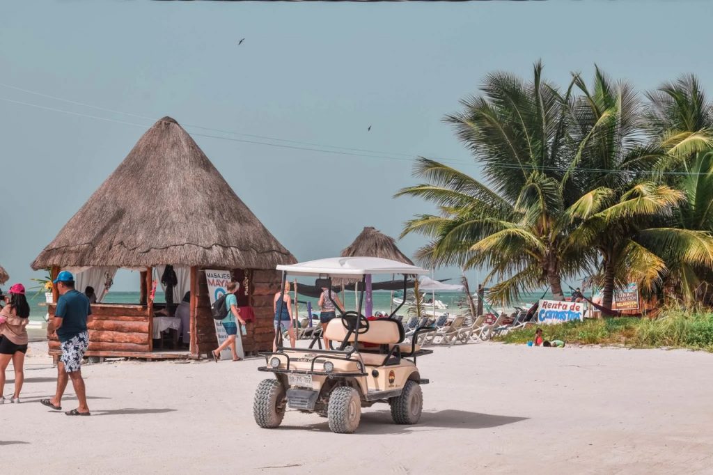 Golf Carts at the Beach