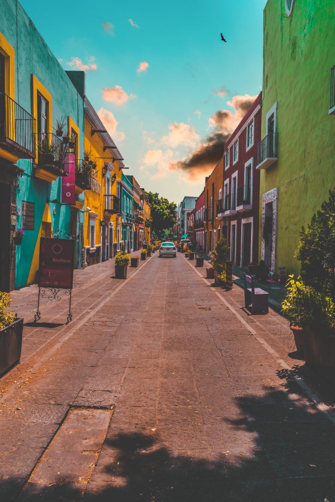 Streets in Cancun
