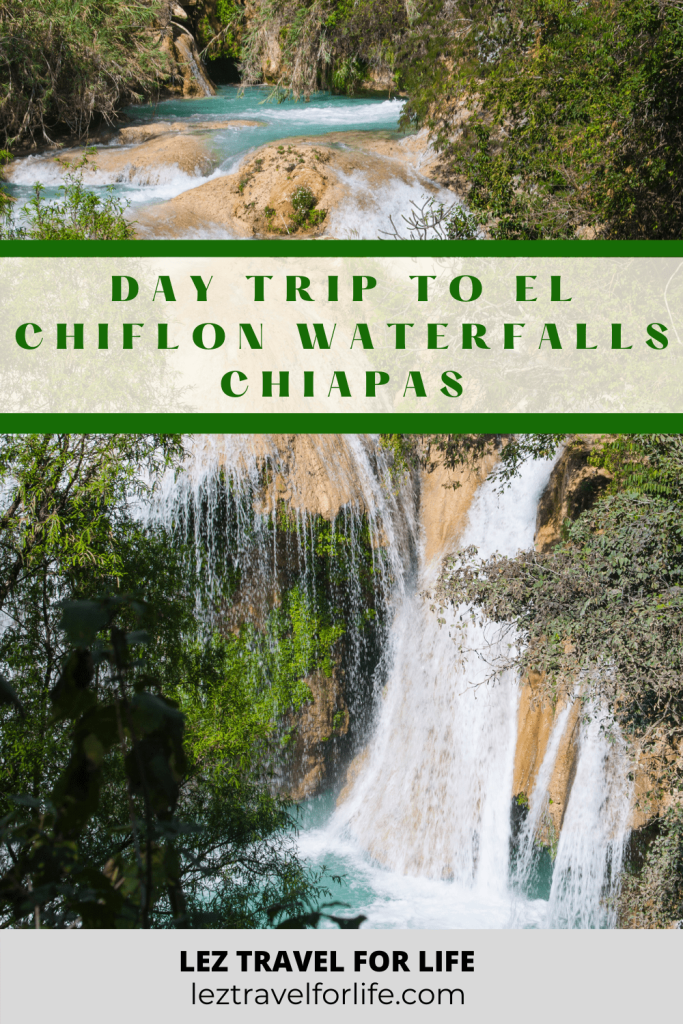 Velo de novia waterfall at Chiflon falls in Chiapas, Mexico Stock Photo