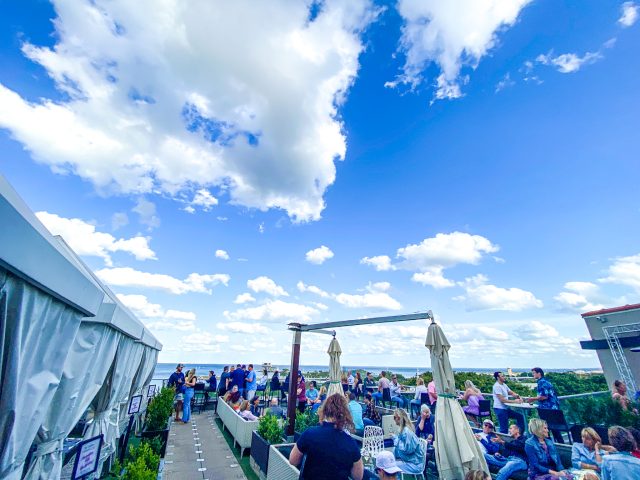 rooftop birchwood canopy