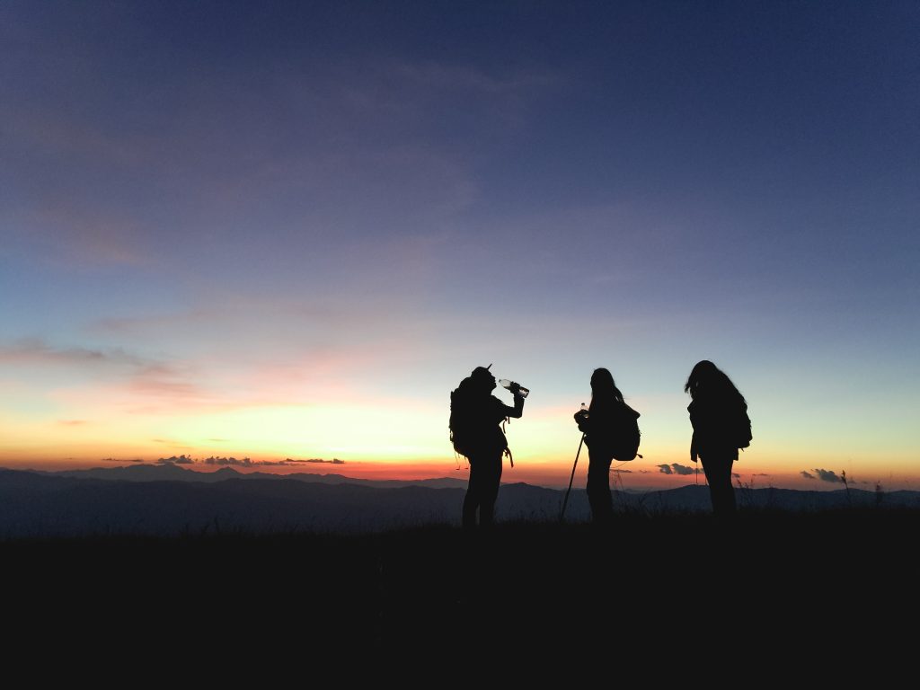 digital nomads traveling with backpacks