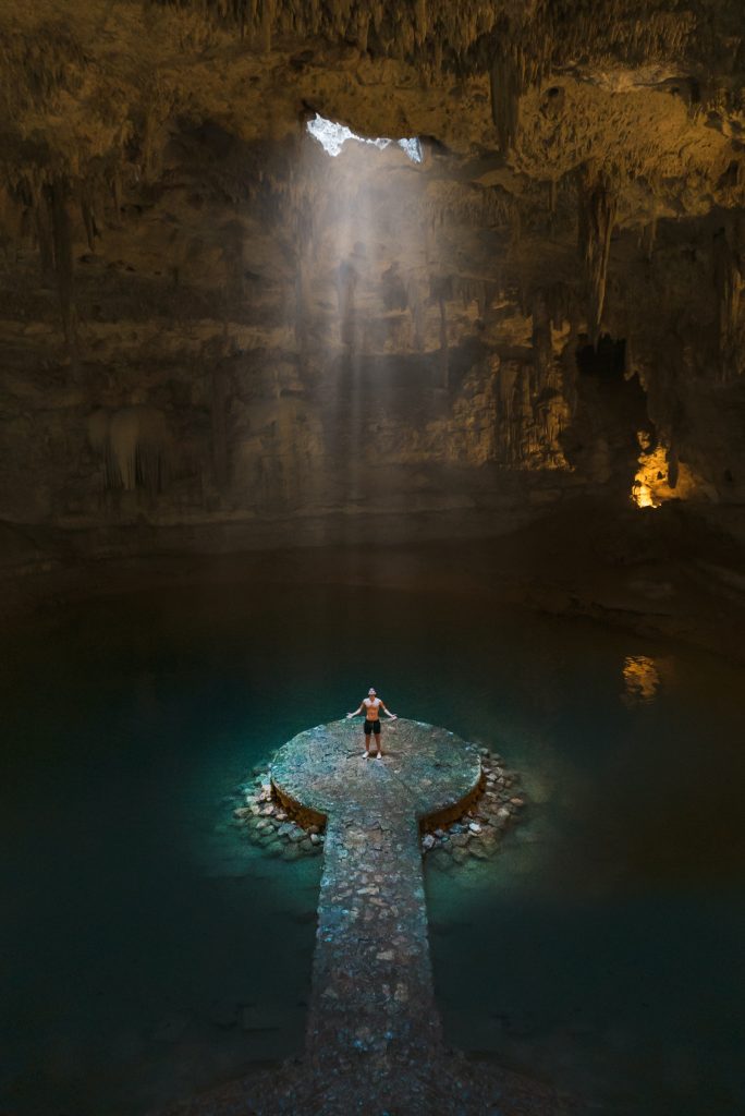 cenote in cancun mexico